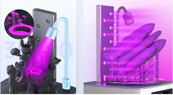 Фото устройства для очистки и дополнительного отверждения моделей Anycubic Wash&Cure 3.0 9